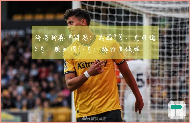 海港新赛季阵容：武磊7号、克劳德8号、蒯纪闻47号，梅伦多缺席